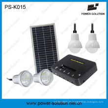 Sistema de iluminación solar de litio recargable 5200mAh y solución de carga del teléfono para el hogar